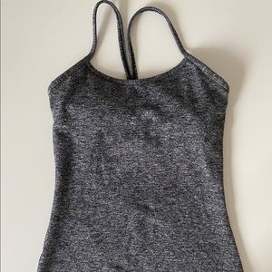 Lululemon Power Y Tank - Marled Grey